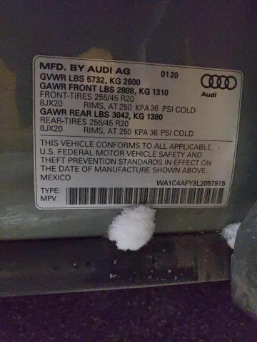 2020 AUDI SQ5 PRESTI WA1C4AFY3L2057915