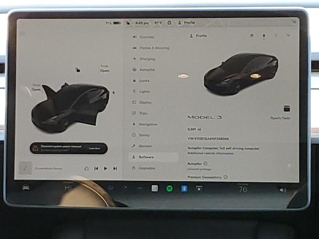 5YJ3E1EA9NF348068 Tesla MODEL 3