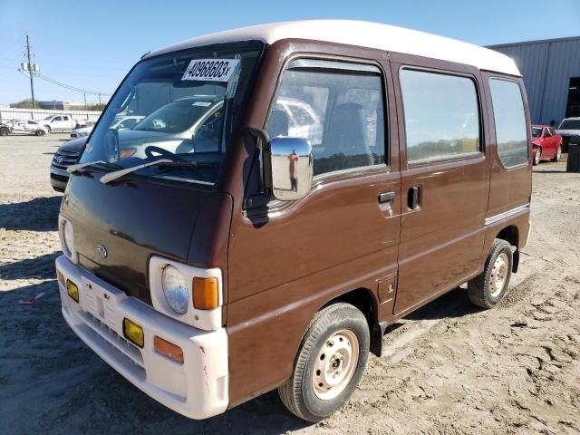 VIN: KV4071824 Auction: COPART Lot: 40968603 Location: FL - JACKSONVILLE NORTH KV4071824 SUBARU DIAS VAN 1992 BROWN Photo 4