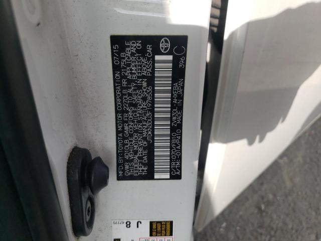 2015 TOYOTA PRIUS - JTDKN3DU3F1978536