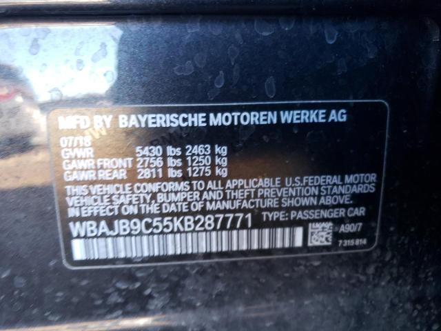 2019 BMW M550XI - WBAJB9C55KB287771