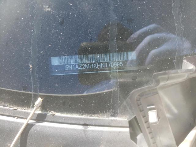 2017 NISSAN MURANO S 5N1AZ2MHXHN170995