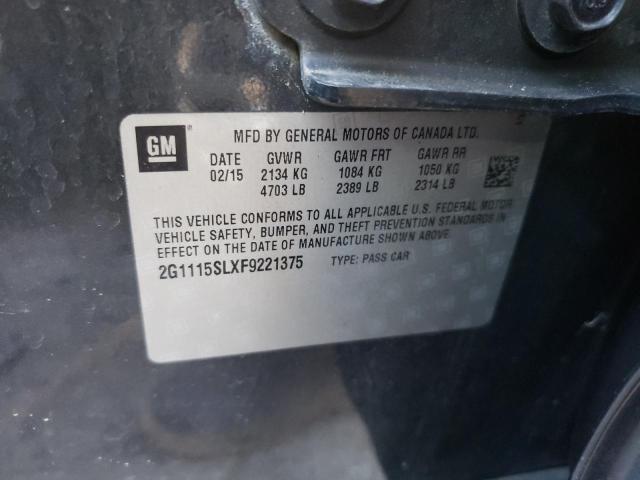 2015 CHEVROLET IMPALA LT - 2G1115SLXF9221375