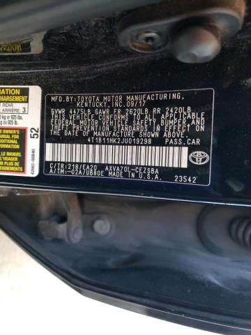 2018 TOYOTA CAMRY L - 4T1B11HK2JU019298