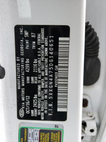 5XXGN4A75DG140651 KIA Optima