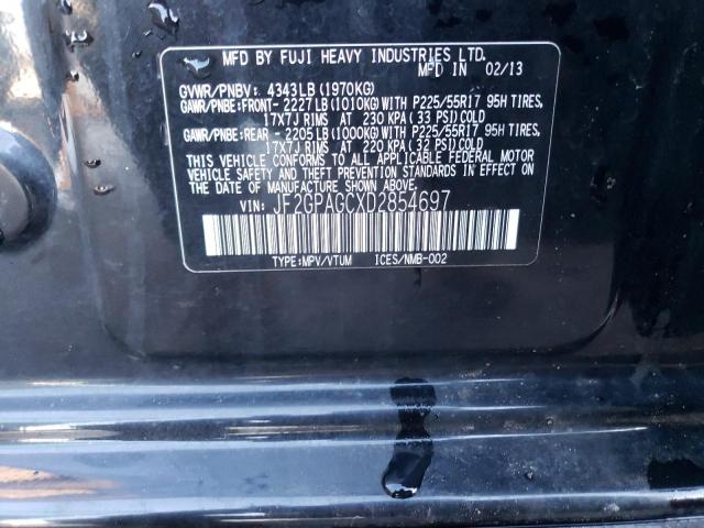 JF2GPAGCXD2854697 Subaru Xv Crosstrek 2.0 Limited
