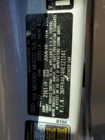 3KPFK4A74HE121141 KIA FORTE LX