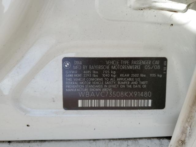 WBAVC73508KX91480 BMW 328 Xi Sulev
