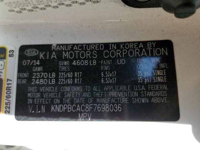 KNDPBCAC8F7698036 KIA Sportage Lx