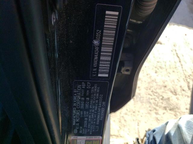 KNADM4A34F6460352 KIA RIO LX