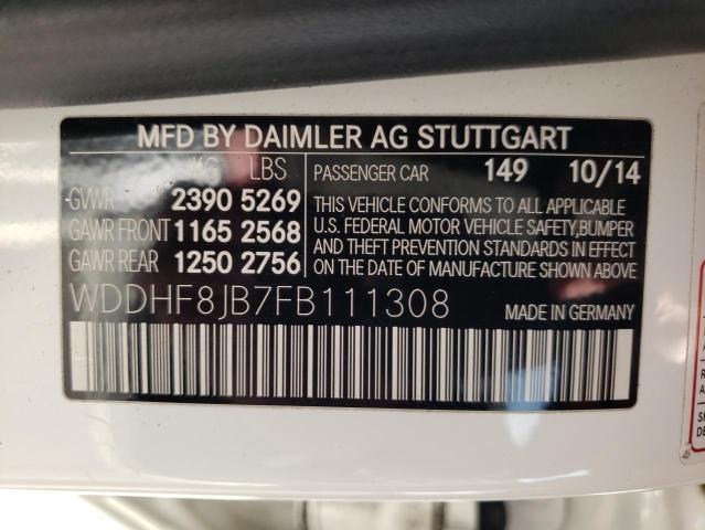 2015 MERCEDES-BENZ E 350 4MAT - WDDHF8JB7FB111308