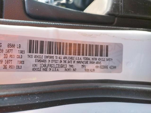 1C4RJFAG1LC316013 Jeep Grand Cherokee Laredo