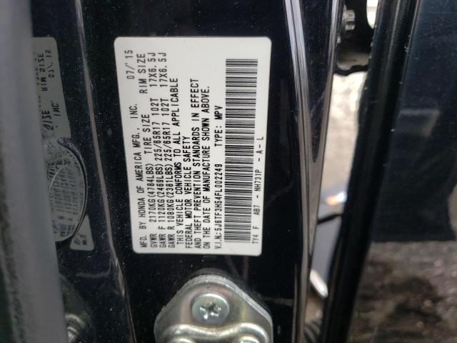 2015 HONDA CROSSTOUR - 5J6TF3H54FL002249