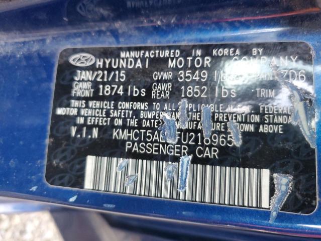 2015 HYUNDAI ACCENT GS - KMHCT5AE0FU218965
