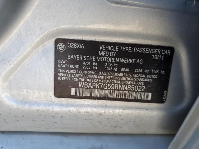 WBAPK7G59BNN85022 BMW 328 XI