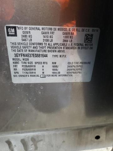 3GYFNAE37ES681644 Cadillac SRX