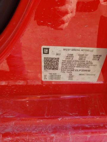 2018 CHEVROLET SILV1500 2 1GC1KWEY5JF109648