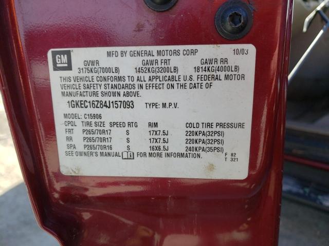 1GKEC16Z84J157093 GMC Yukon Xl C1500