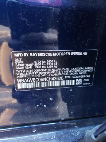2022 BMW M850XI - WBAGV8C06NCH43620