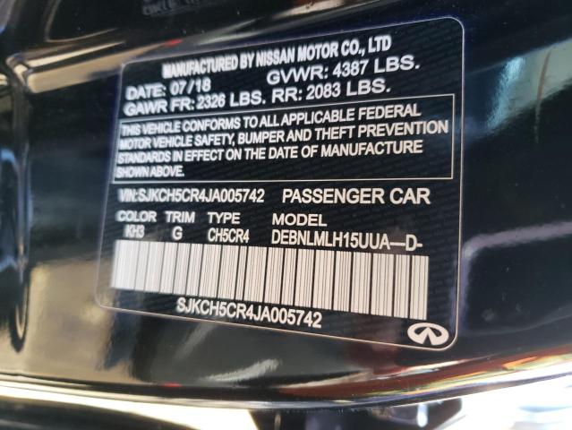 2018 INFINITI QX30 PURE SJKCH5CR4JA005742