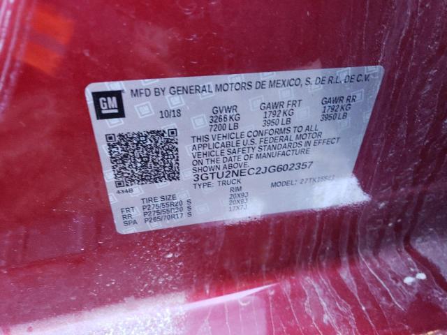 3GTU2NEC2JG602357 GMC Sierra