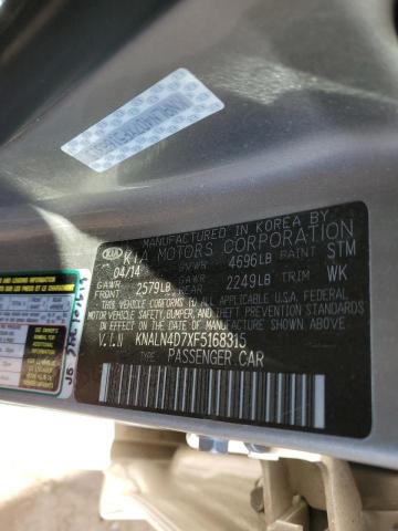 2015 KIA CADENZA PR - KNALN4D7XF5168315