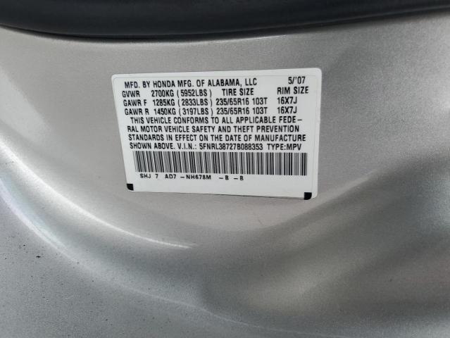 VIN WAUENAF42HN007132 2007 HONDA ODYSSEY no.13