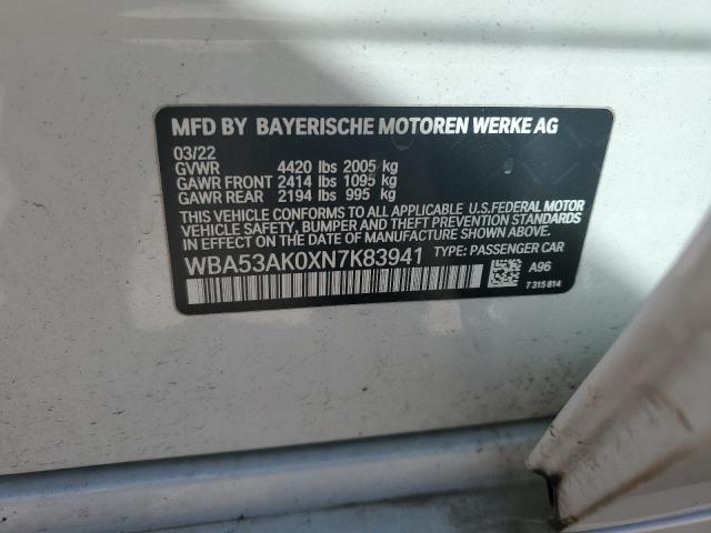 2022 BMW 228I - WBA53AK0XN7K83941