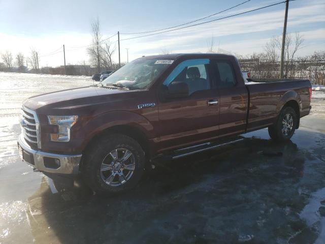 Salvage cars for sale from Copart Montreal Est, QC: 2017 Ford F150 Super Cab