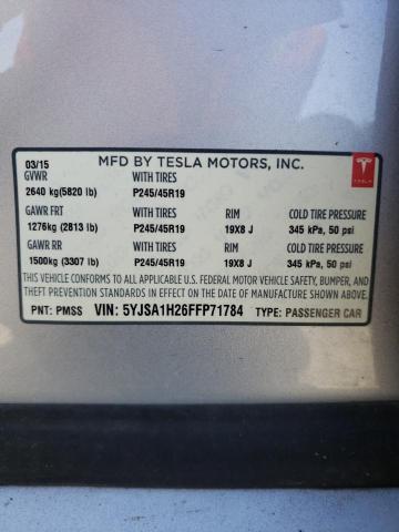 5YJSA1H26FFP71784 Tesla Model S 85d
