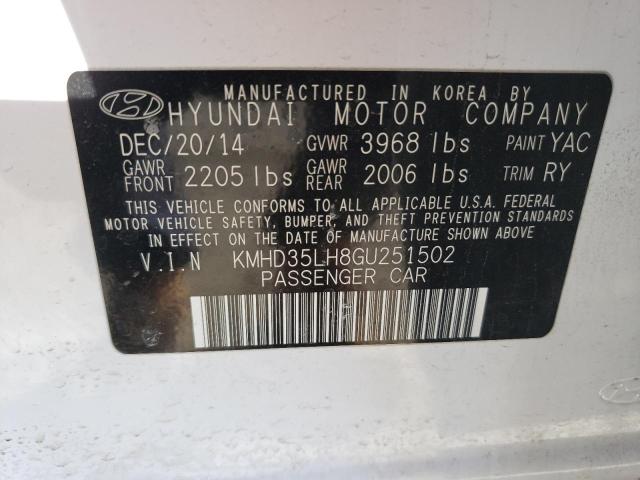 2016 HYUNDAI ELANTRA GT - KMHD35LH8GU251502