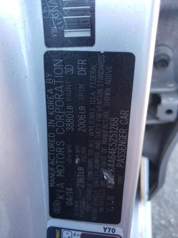 KNAFK4A64E5251268 KIA FORTE LX