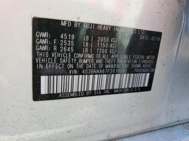 4S3BNAA67F3010065 Subaru Legacy 2.5i