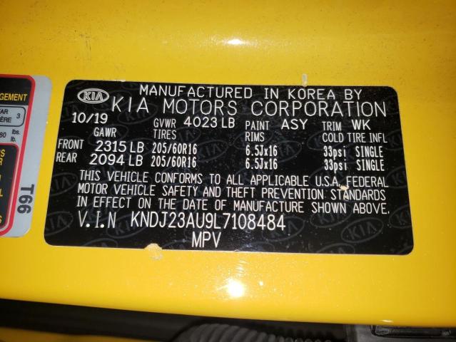 KNDJ23AU9L7108484 KIA SOUL LX