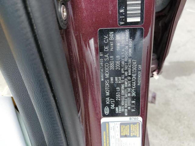 3KPFK4A70HE150247 KIA FORTE LX