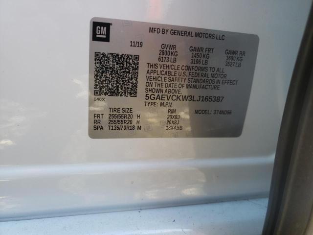 2020 BUICK ENCLAVE AV - 5GAEVCKW3LJ165387