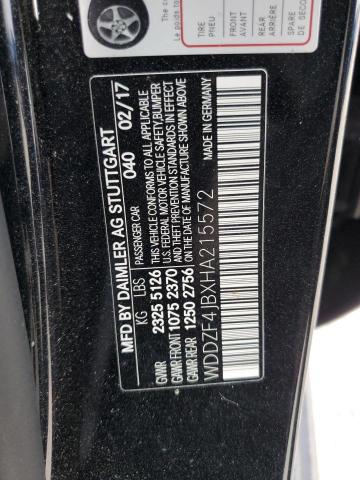 2017 MERCEDES-BENZ E 300 - WDDZF4JBXHA215572