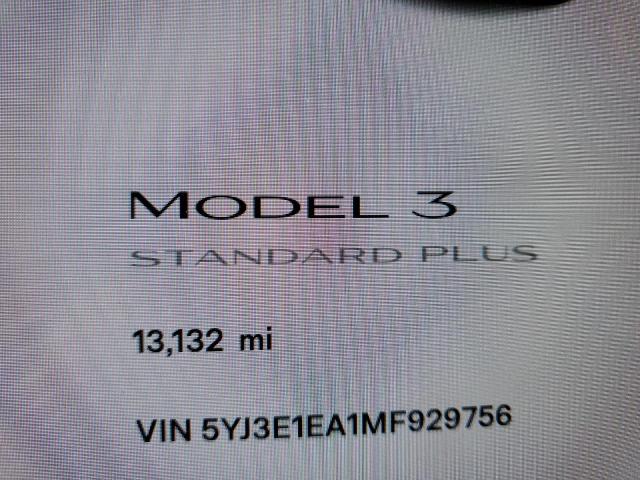2021 TESLA MODEL 3 - 5YJ3E1EA1MF929756