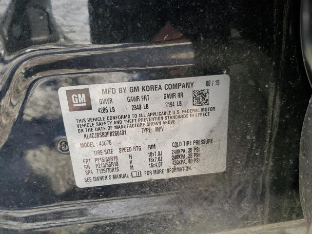 2015 BUICK ENCORE CON - KL4CJBSB3FB266401