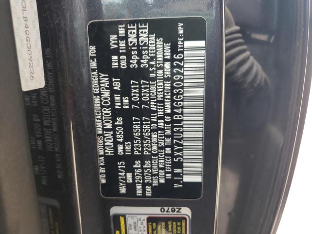 2016 HYUNDAI SANTA FE S - 5XYZU3LB4GG309226