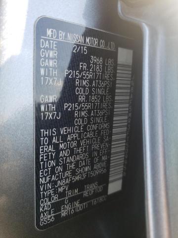 JN8AF5MR3FT509956 Nissan JUKE S