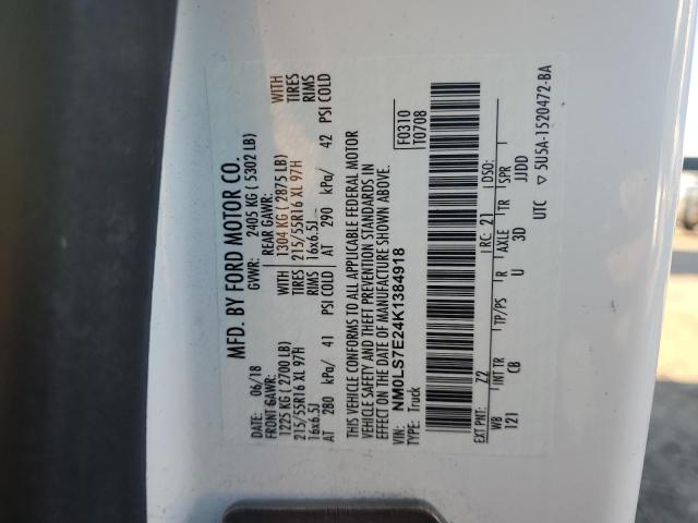 2019 FORD TRANSIT CO - NM0LS7E24K1384918