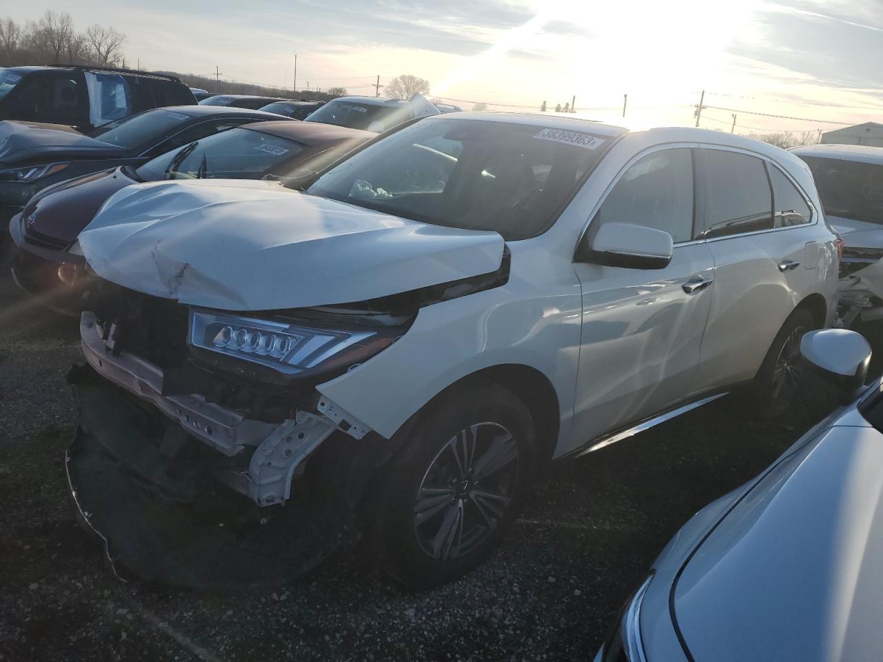 2017 Acura Mdx VIN: 5FRYD4H30HB021956 Lot: 38399363