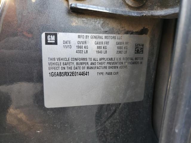 1G6AB5RX2E0144641 Cadillac ATS LUXURY