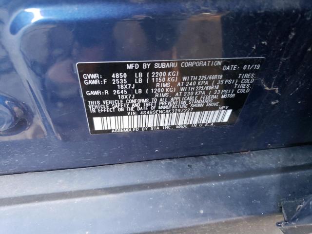 4S4BSENC8K3297227 Subaru Outback 3.6r Limited