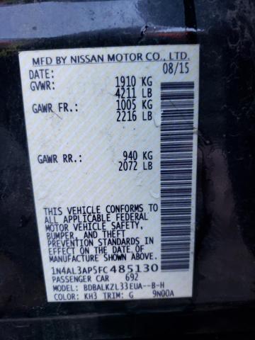 1N4AL3AP5FC485130 Nissan ALTIMA 2.5