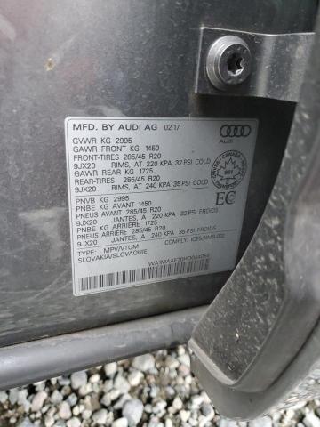 2017 AUDI Q7 PROGRES WA1MAAF70HD044054