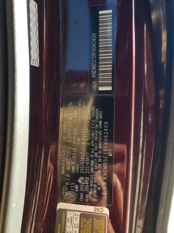 2015 KIA SEDONA LX KNDMB5C18F6062409
