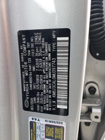 2021 HYUNDAI TUCSON LIM - KM8J3CAL0MU397743