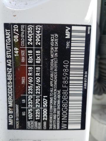 W1N0G8DB8LF859840 Mercedes-Benz GLC 300
